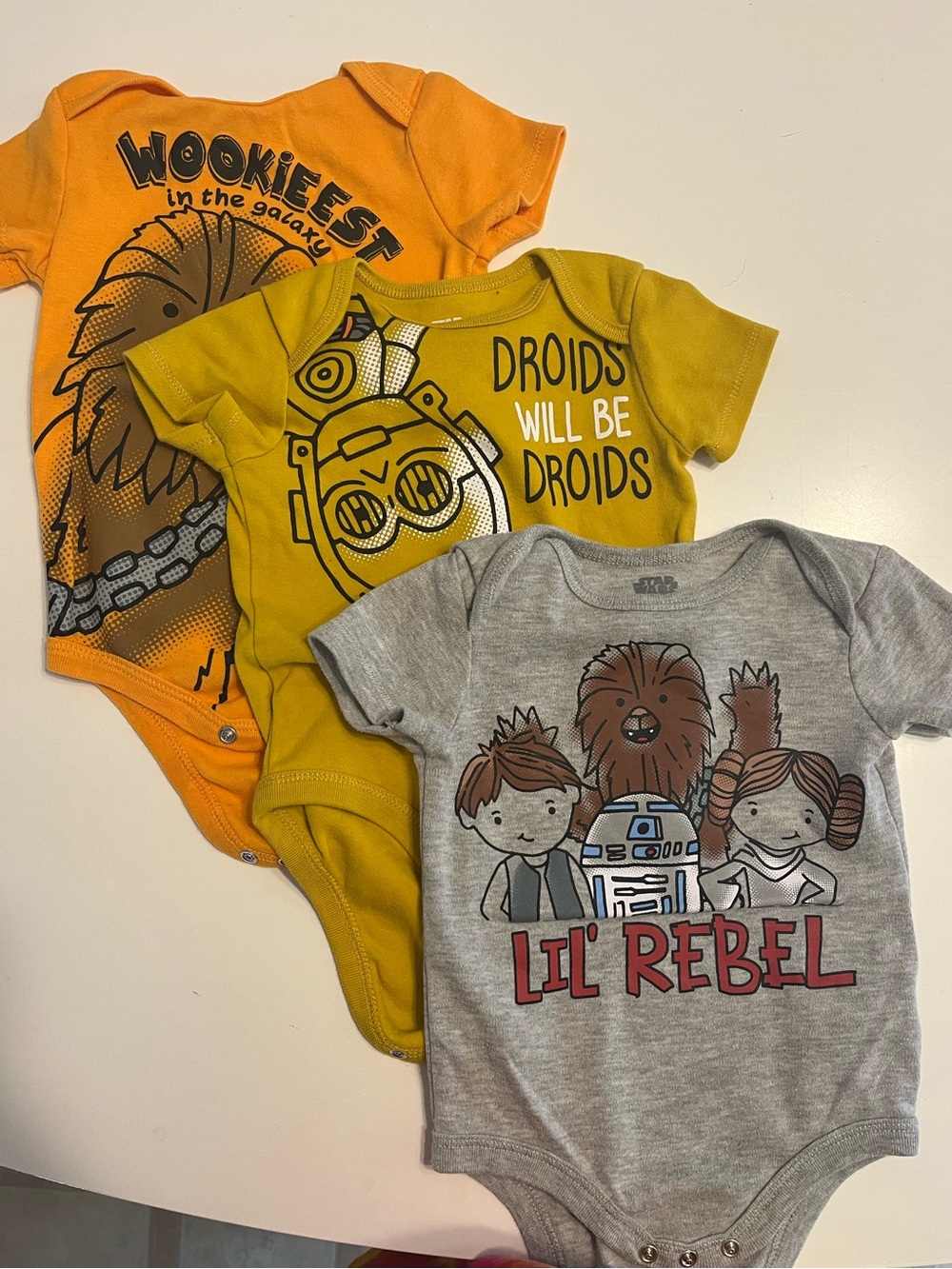 Star Wars onesie set